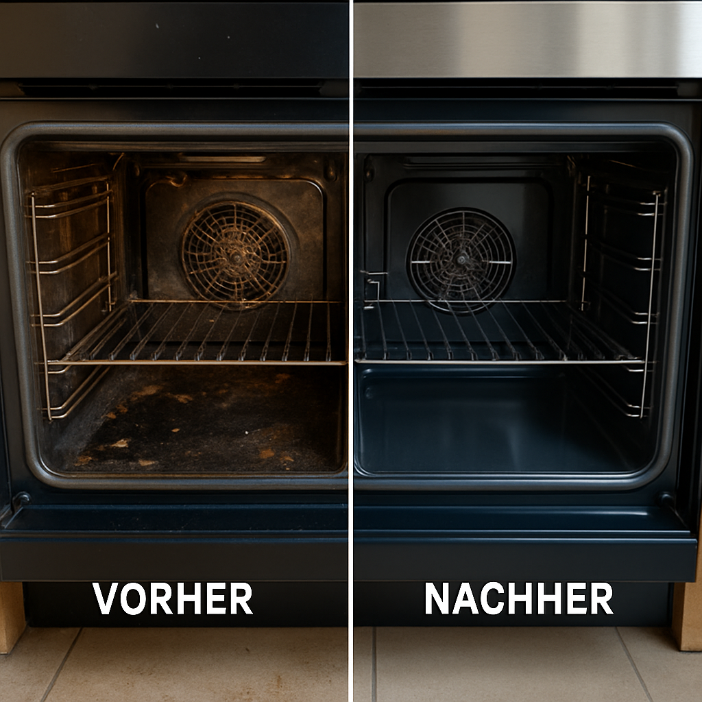 Backofen Vorher-Nachher