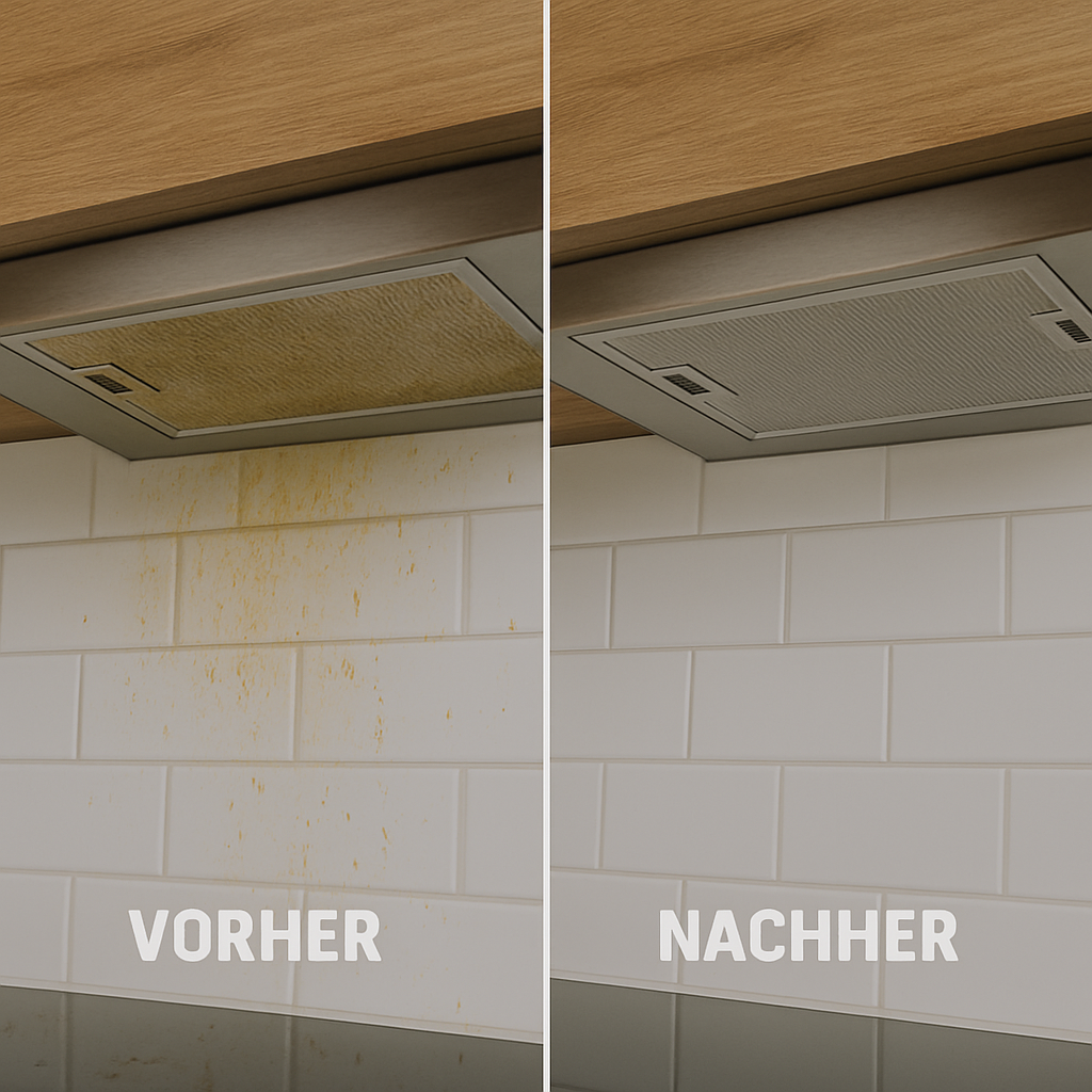 Dunstabzugshaube Vorher-Nachher