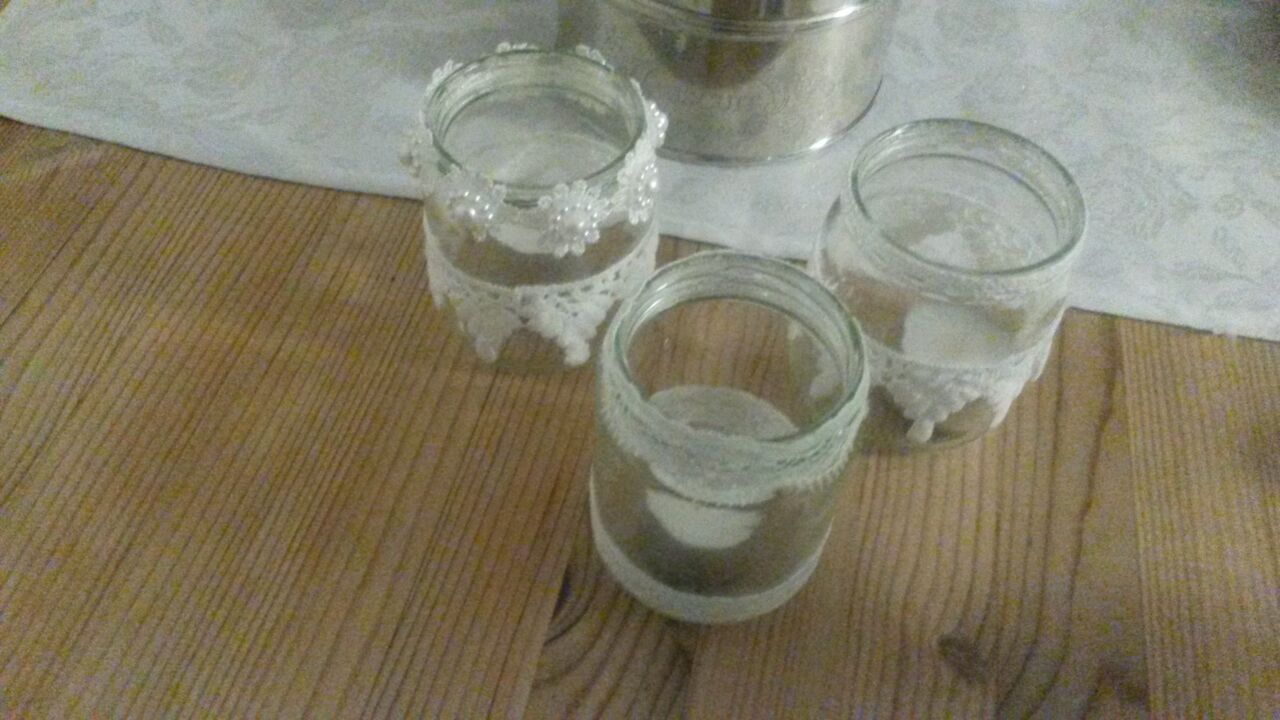 Upcycling Windlicht aus Babyglas
