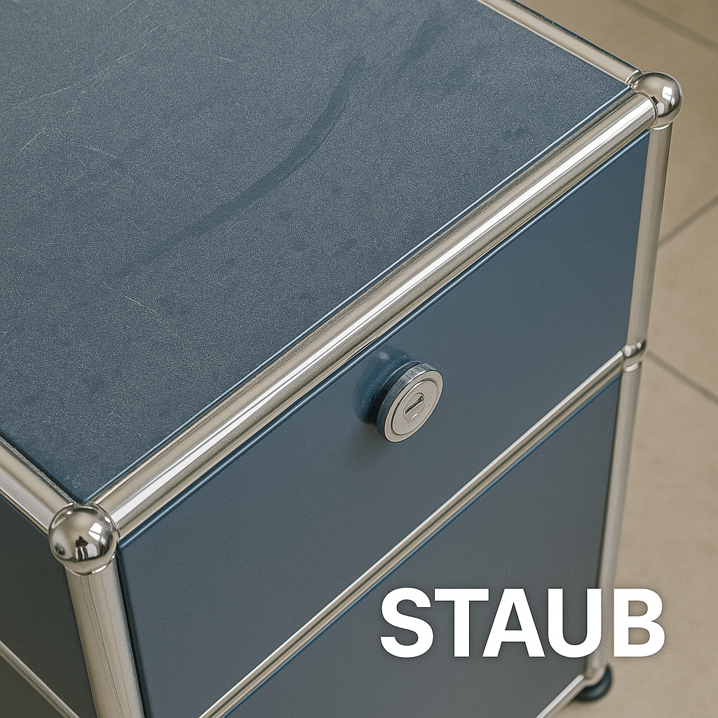 USM Haller mit Staub
